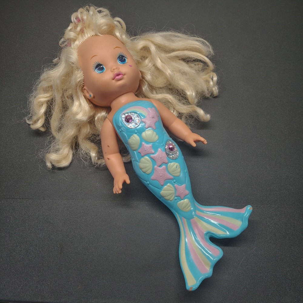 Vintage 1991 Mattel Little Lil Miss Singing Mermaid Doll Sound Untested